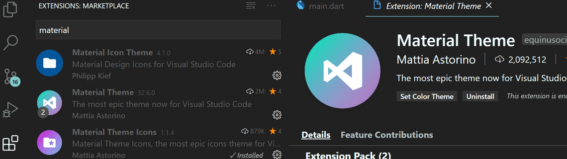 Material Theme