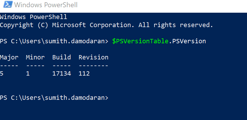 Windows powershell